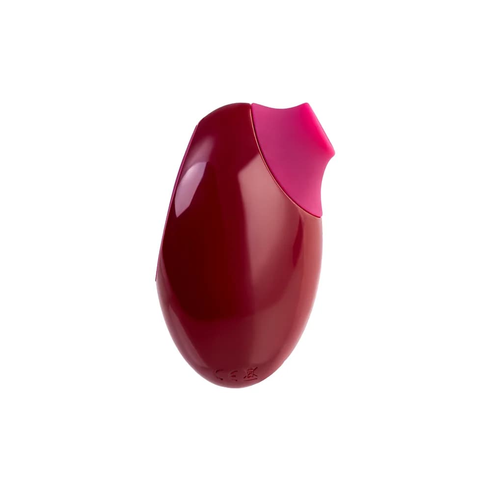 A-Toys by TOYFA Myrty Vakumlu Klitoral Uyarıcı Mastürbatör Bordo 9.8 cm thumbnail 3