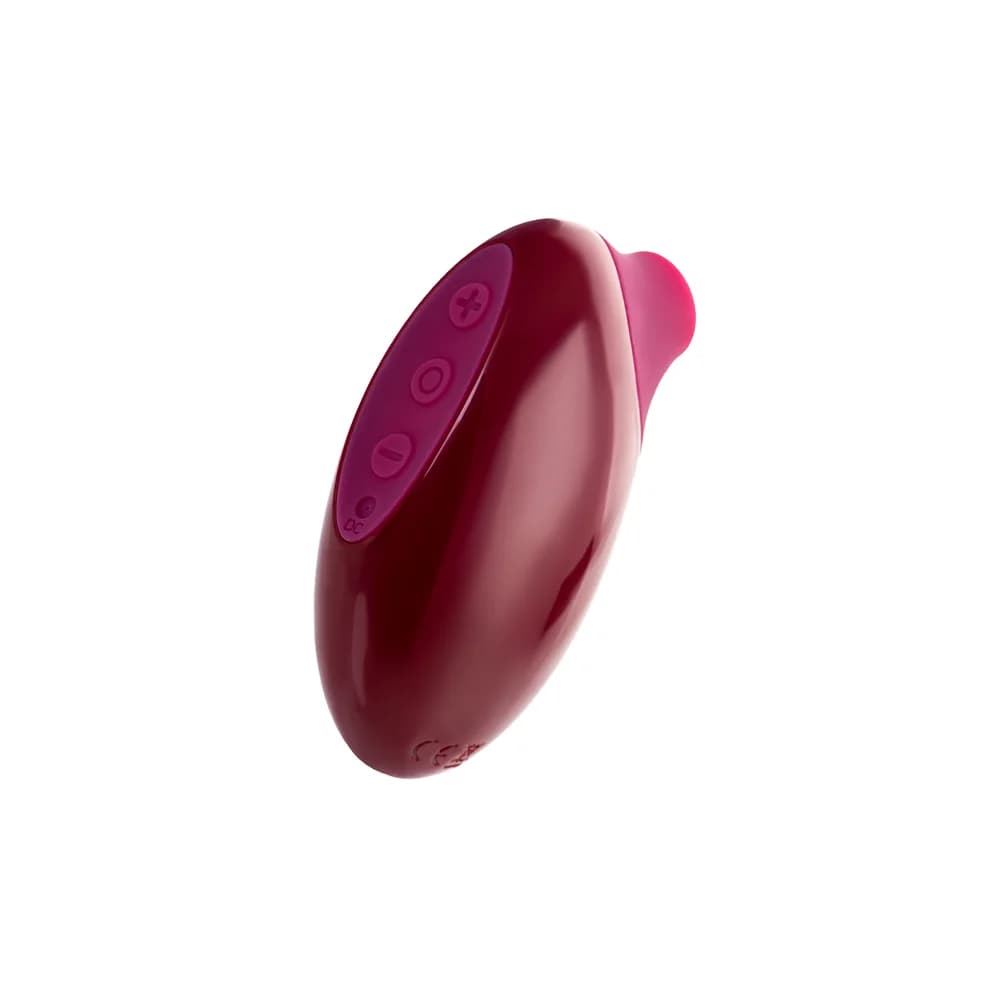 A-Toys by TOYFA Myrty Vakumlu Klitoral Uyarıcı Mastürbatör Bordo 9.8 cm thumbnail 5