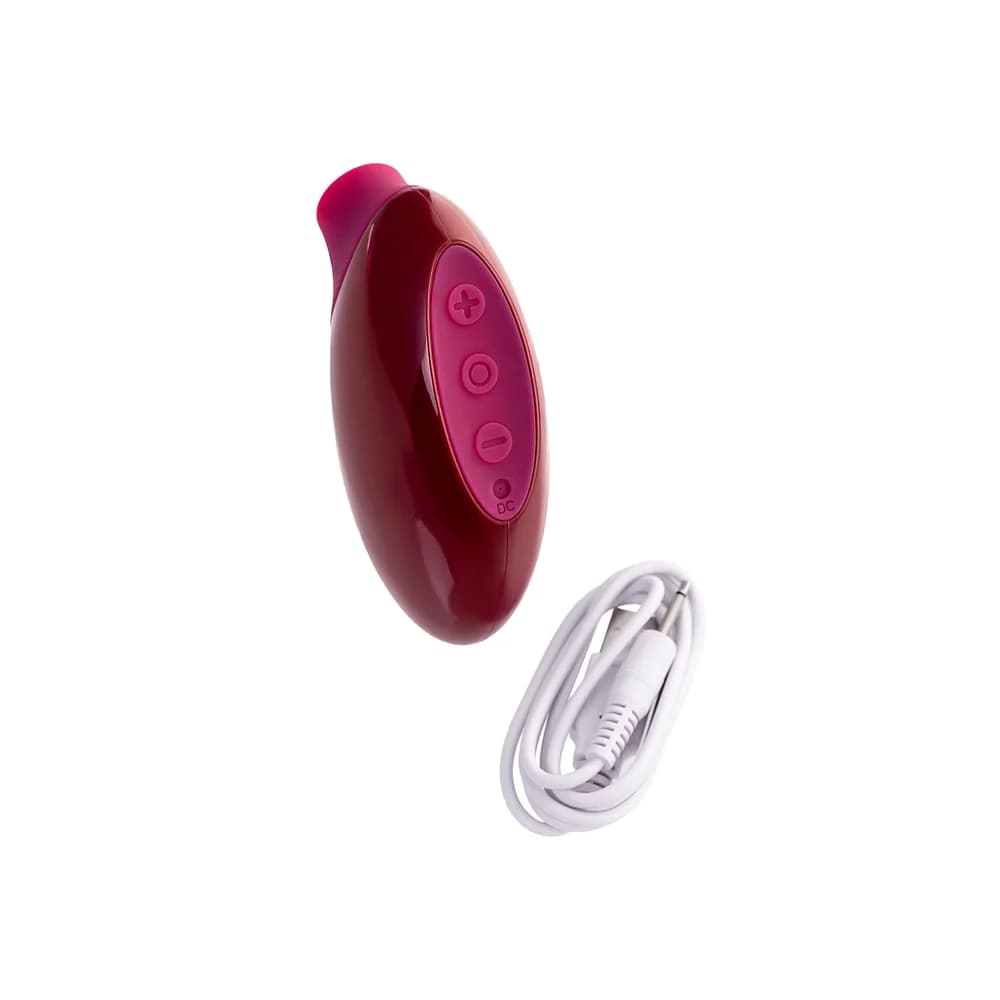 A-Toys by TOYFA Myrty Vakumlu Klitoral Uyarıcı Mastürbatör Bordo 9.8 cm thumbnail 6