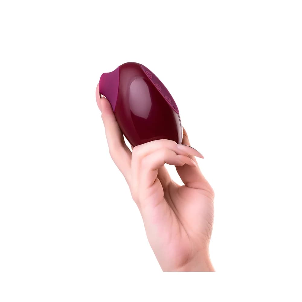 A-Toys by TOYFA Myrty Vakumlu Klitoral Uyarıcı Mastürbatör Bordo 9.8 cm thumbnail 7