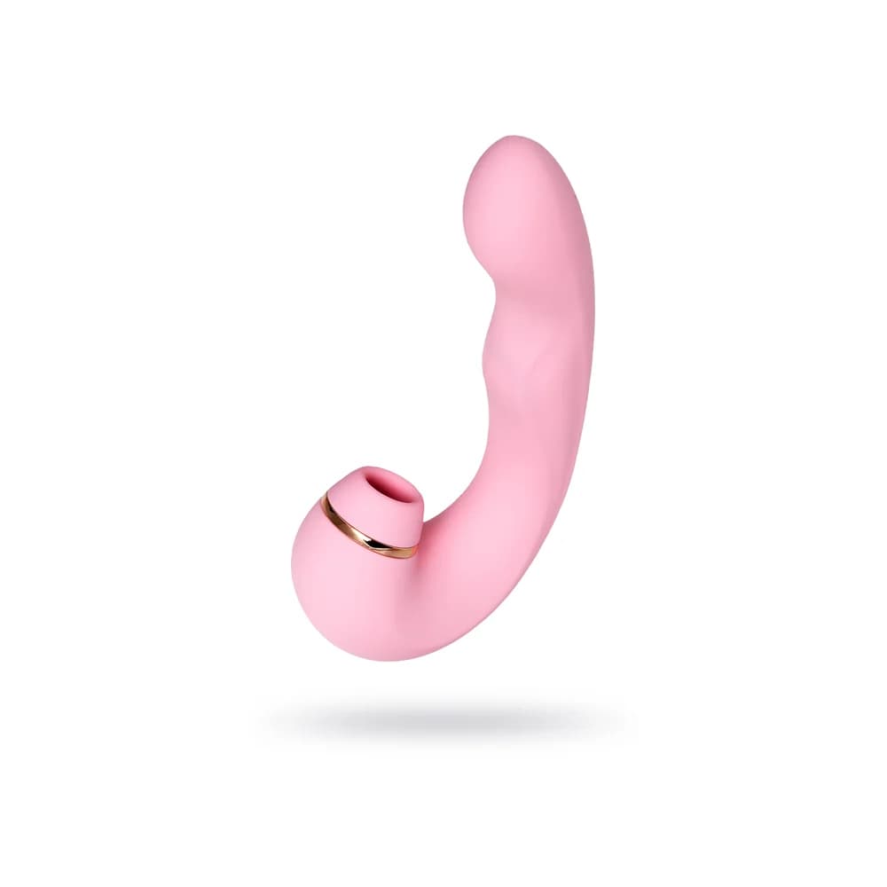 Jos Juna Çok Fonksiyonlu Vakumlu Klitoral Uyarıcı ve G-Noktası Vibratörü - Pembe