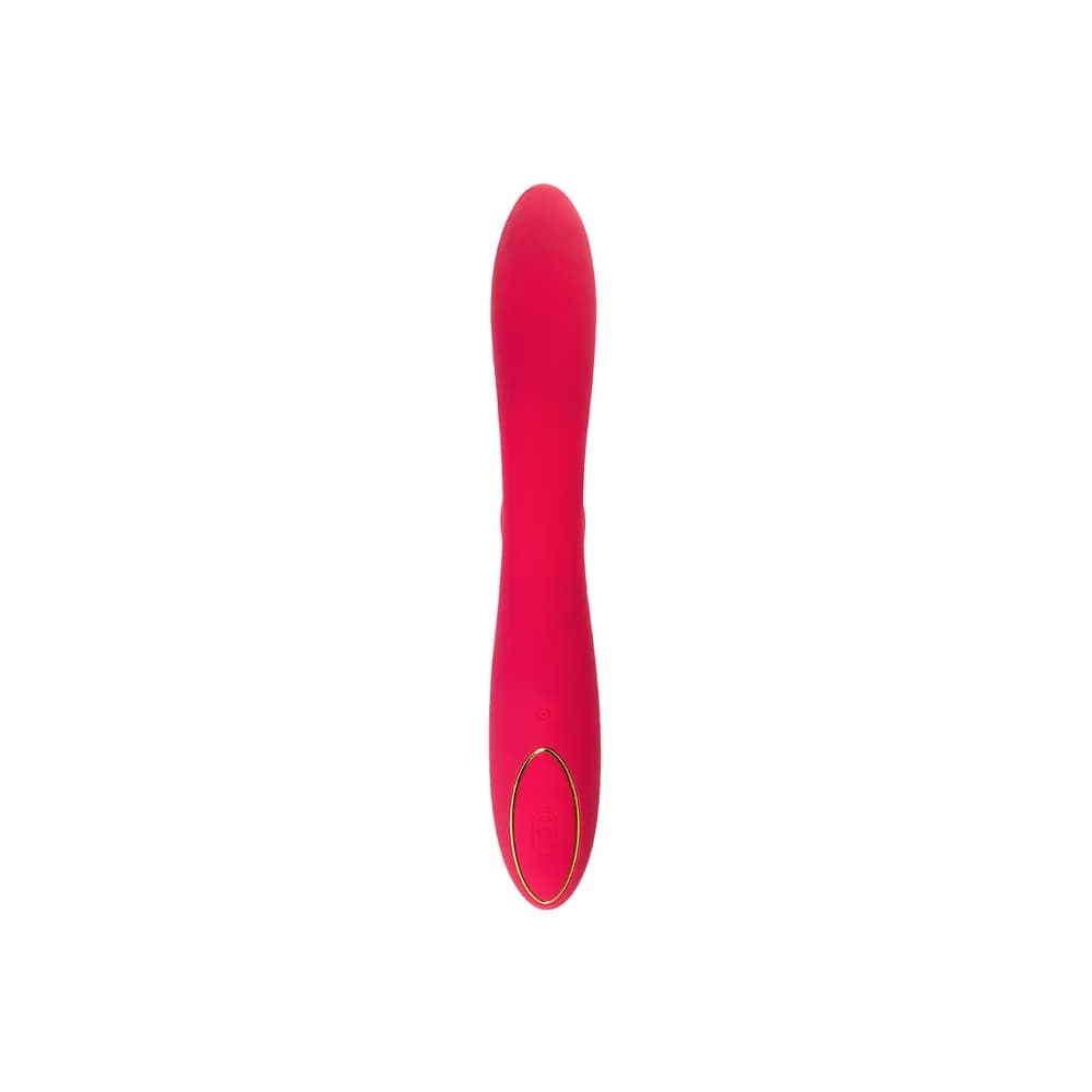 Jos Enila Vakum Dalgalı ve Isıtmalı Silikon Tavşan Vibratör Pembe 23 cm thumbnail 4
