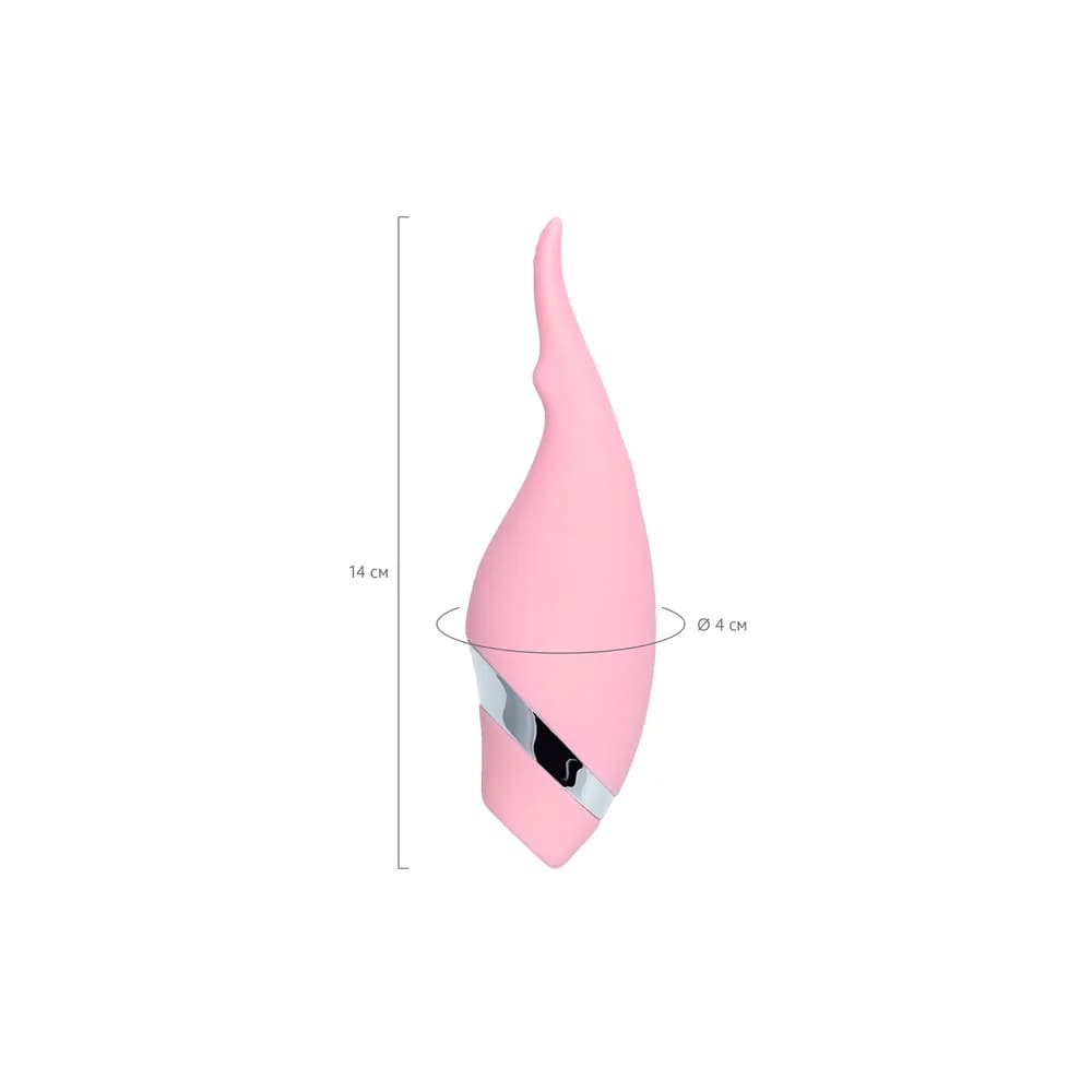 Flovetta by Toyfa Dahlia Çok Fonksiyonlu Vakumlu ve Titreşimli Silikon Vibratör Pembe 14 cm thumbnail 11