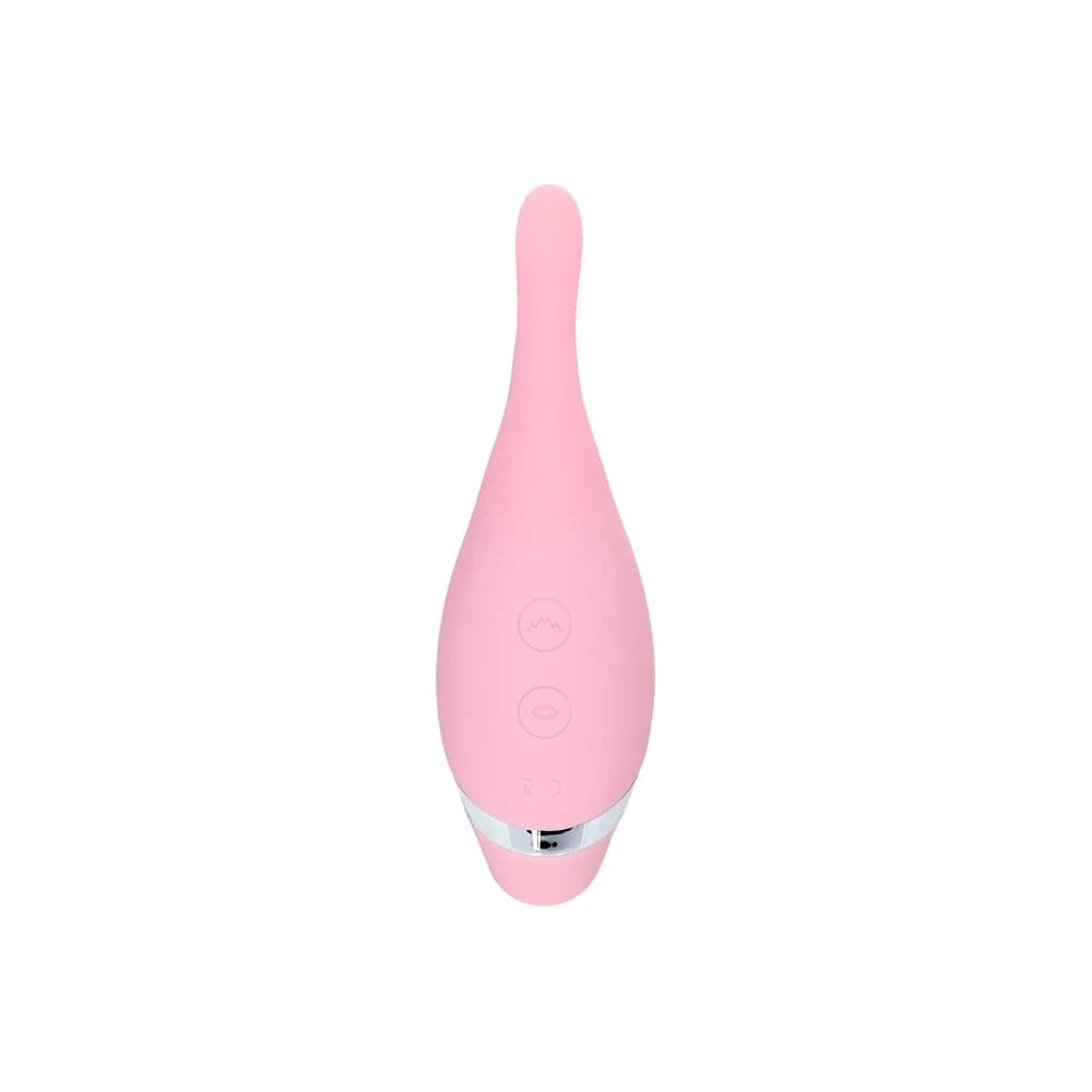 Flovetta by Toyfa Dahlia Çok Fonksiyonlu Vakumlu ve Titreşimli Silikon Vibratör Pembe 14 cm thumbnail 4
