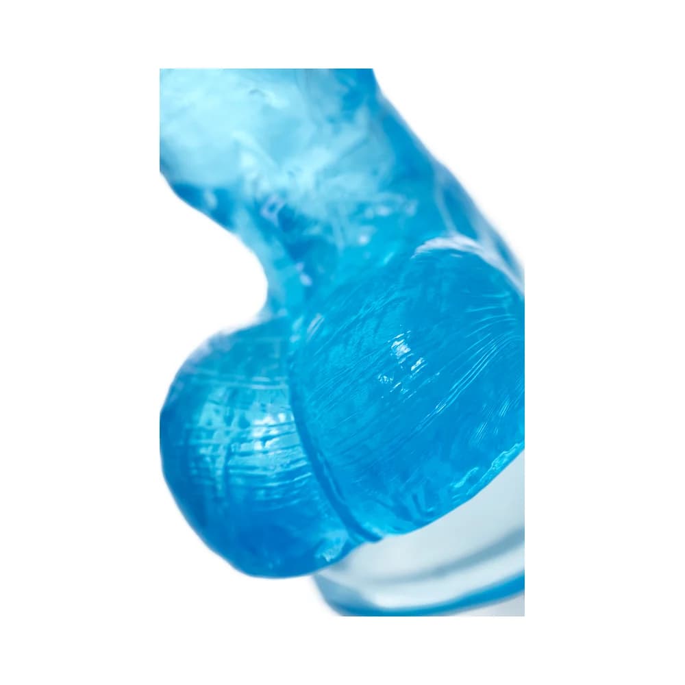 A-Toys by TOYFA TPE Cam Göbeği 15.8 cm Gerçekçi Vantuzlu Jel Dildo thumbnail 12