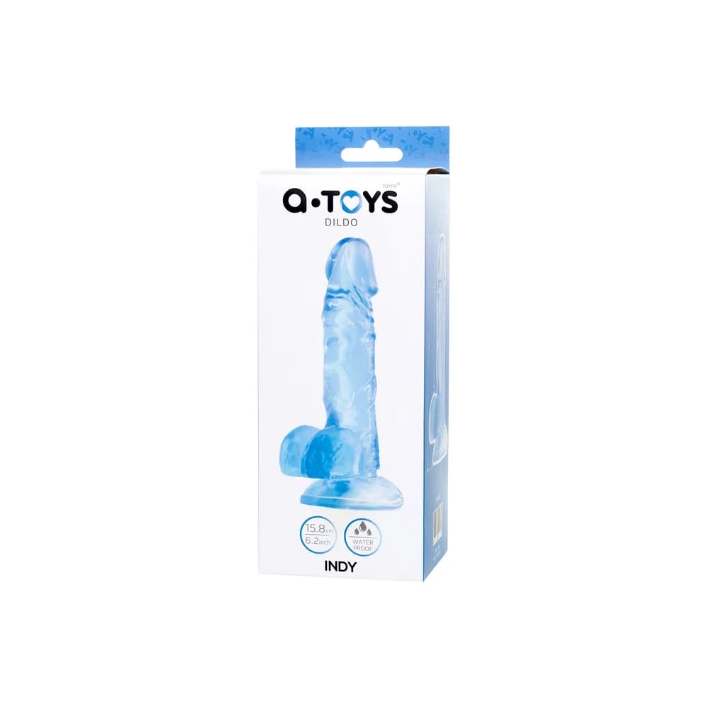 A-Toys by TOYFA TPE Cam Göbeği 15.8 cm Gerçekçi Vantuzlu Jel Dildo thumbnail 8