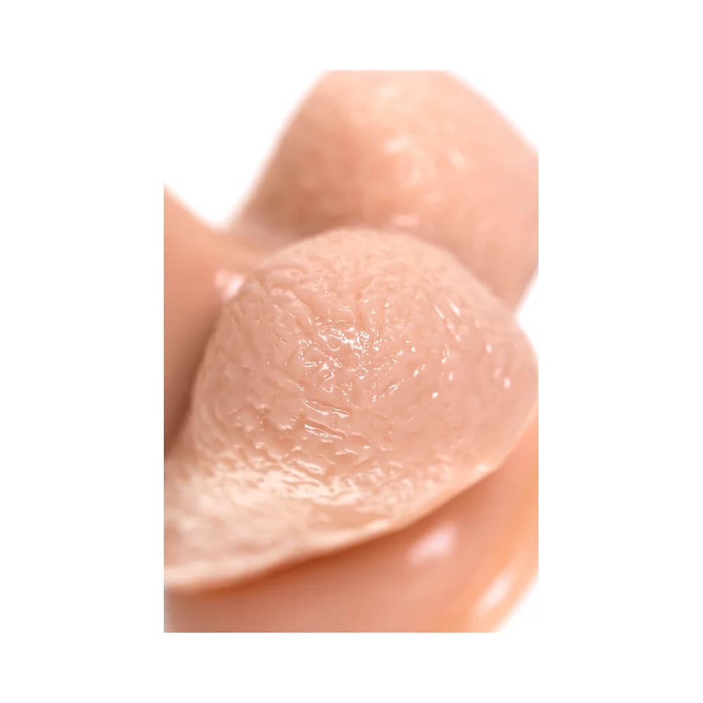 A-Toys by TOYFA Kirc 17 cm Gerçekçi Vantuzlu TPE Dildo - Ten Rengi thumbnail 12