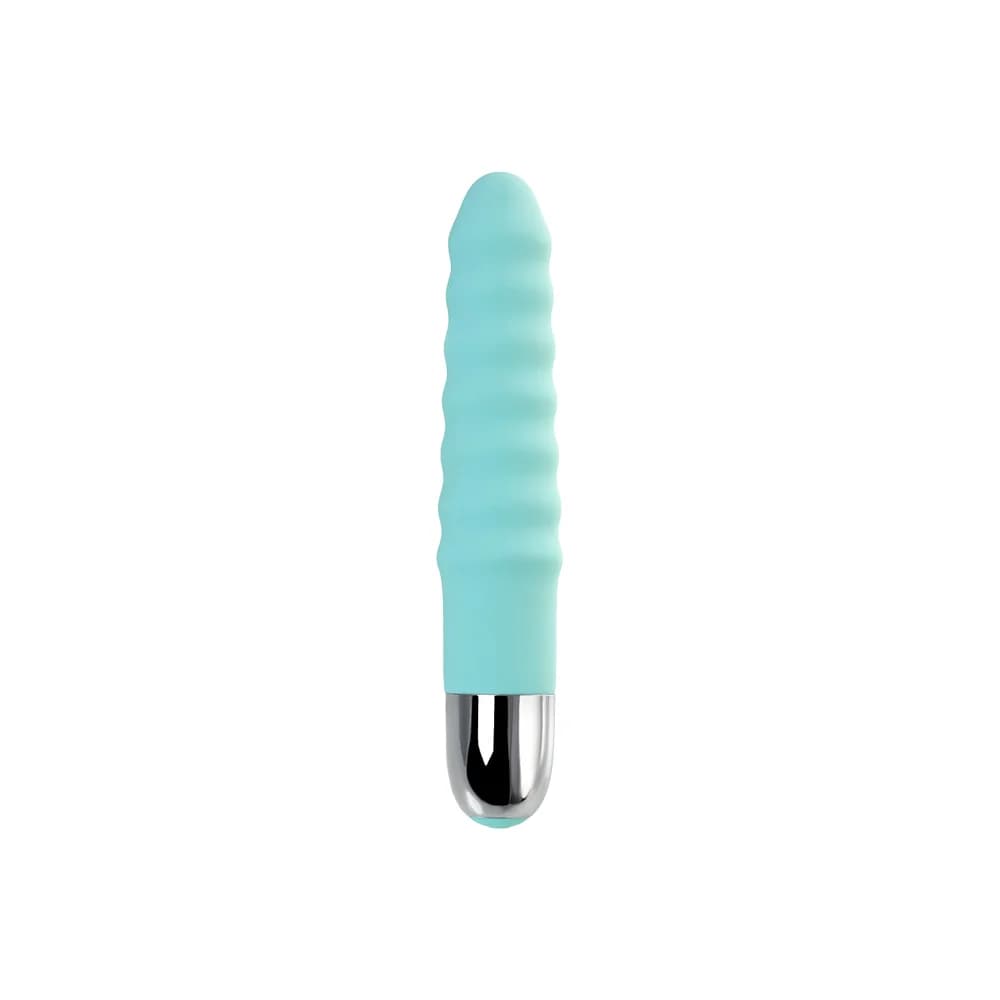 Flovetta Flax Cam Göbeği 17.5 cm Çift Motorlu Klitoral Stimülasyonlu Silikon Vibratör thumbnail 4