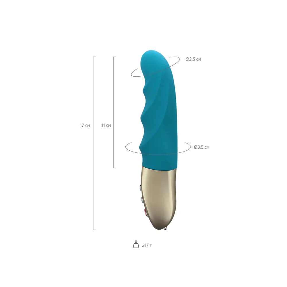 Fun Factory Stronic Petite Mini Silikon Mor 17 cm İleri Geri Hareketli Vibratör thumbnail 9