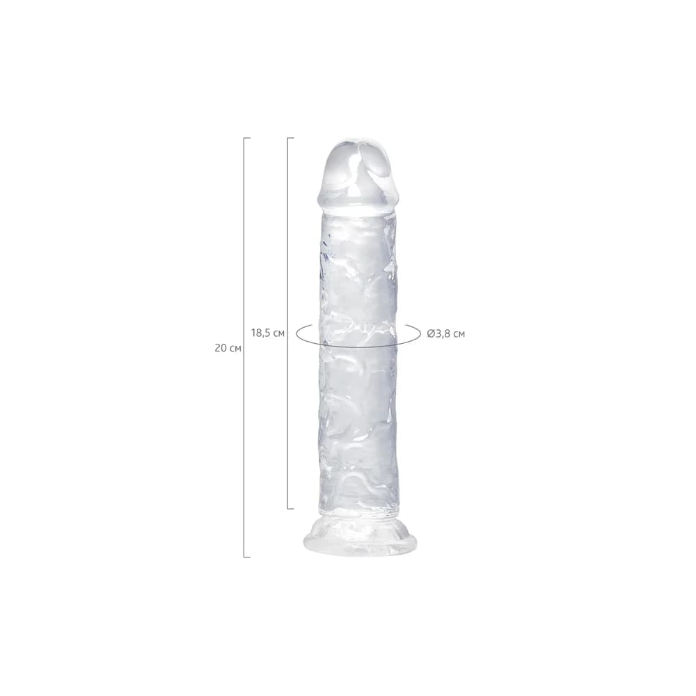 A-Toys by TOYFA Auri Transparan 20 cm TPE Gerçekçi Vantuzlu Yapay Penis thumbnail 9