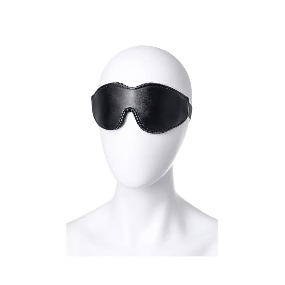 Anonymo by TOYFA Siyah PU Deri Kürk Astarlı BDSM Göz Maskesi 26.5 cm thumbnail 8