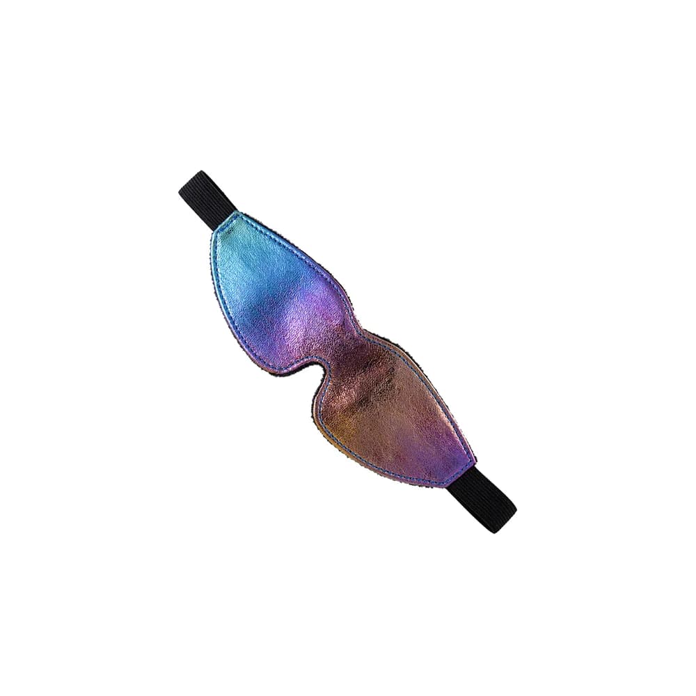 Anonymo by TOYFA Gökkuşağı Renkli PVC BDSM Göz Maskesi 27.5 cm thumbnail 4