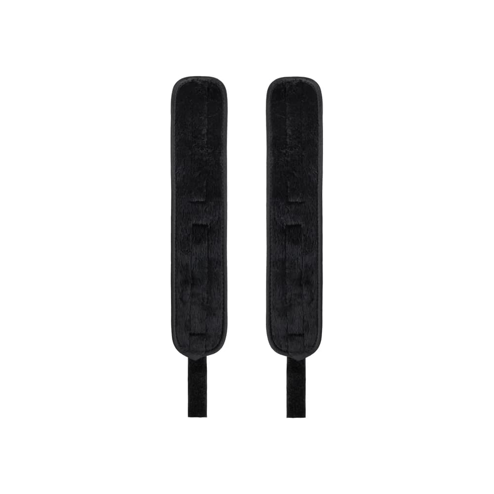 Anonymo by TOYFA Saten BDSM Ayak Kelepçesi - Gümüş Siyah 28.5 cm thumbnail 8