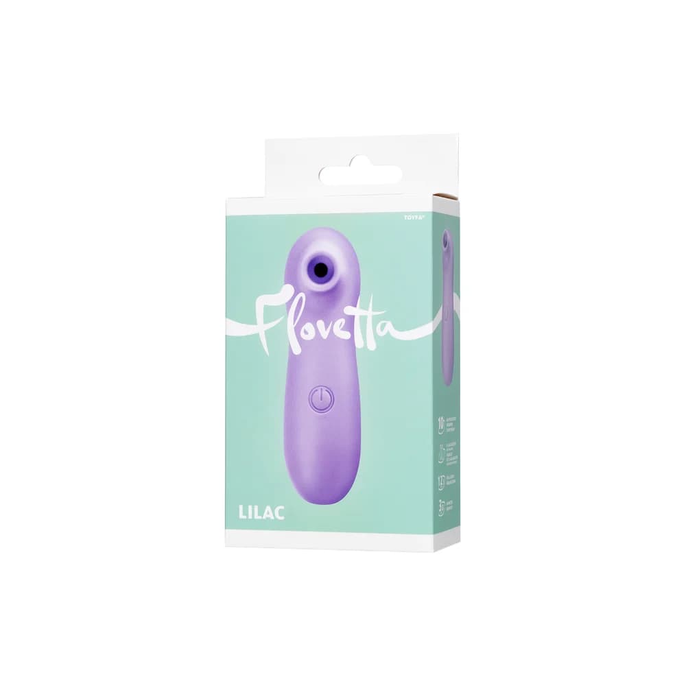 Flovetta by Toyfa Lilac SoftTouch 10 Modlu Vakumlu Klitoral Vibratör Mor 12.5 cm thumbnail 6
