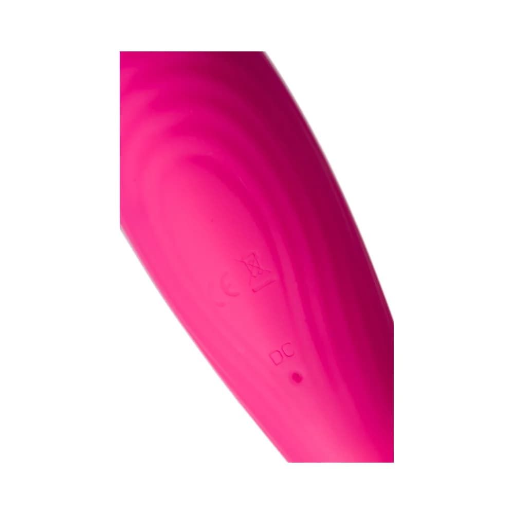 Jos Danvi Silikon Pembe 21.5 cm Çift İşlevli Vakumlu ve Titreşimli G-Noktası Vibratör thumbnail 13