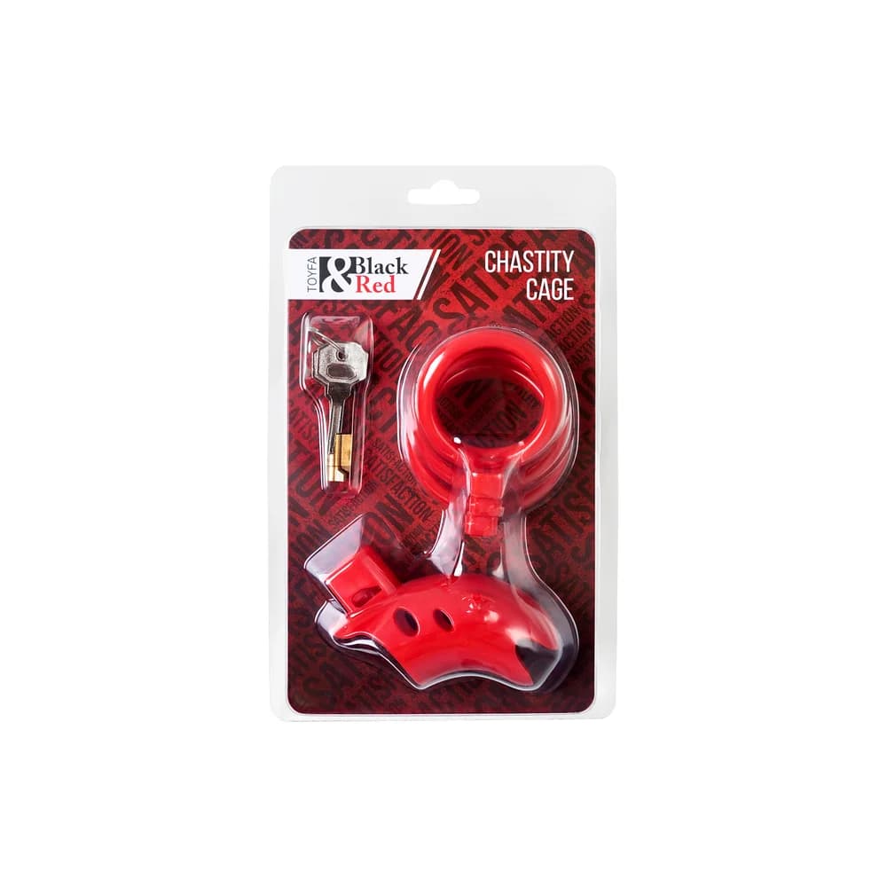 Black&Red by TOYFA Erkek Kırmızı ABS Plastik Sadakat Kemeri 10 cm thumbnail 9