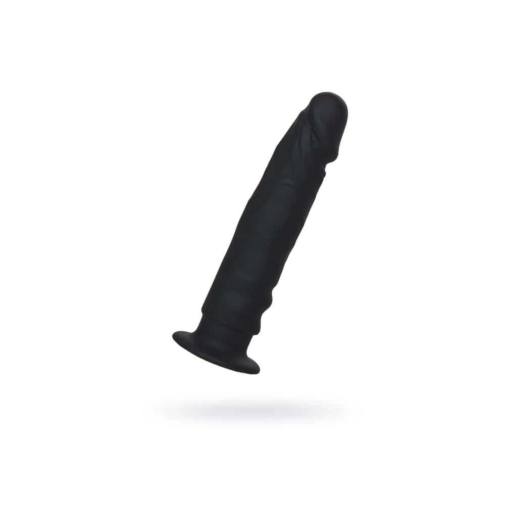 A-Toys by TOYFA Arkn Siyah 14 cm Tıbbi Silikon Anal Yapay Penis ve Vajinal Dildo