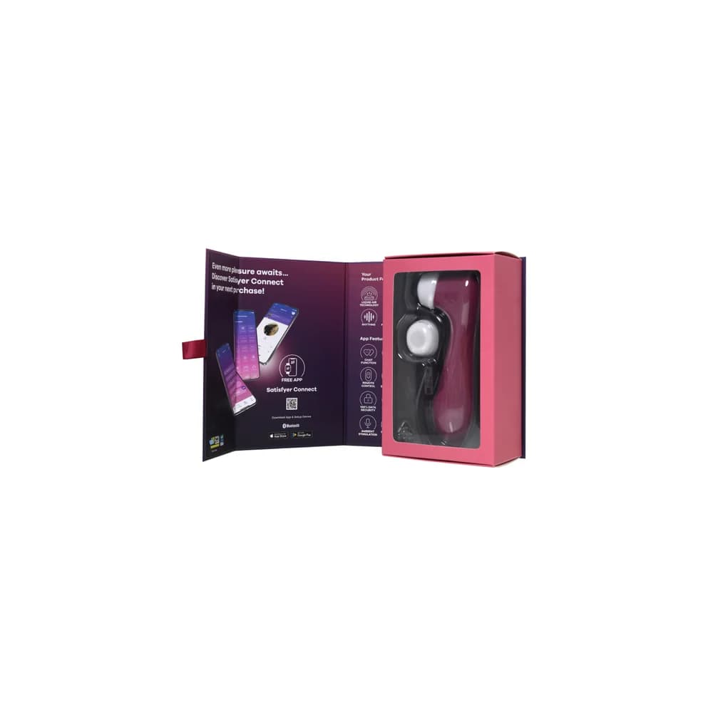 Satisfyer Pro 2 Generation 3 Şarap Kırmızısı Vakumlu Klitoris Uyarıcı ve Vibratör thumbnail 14