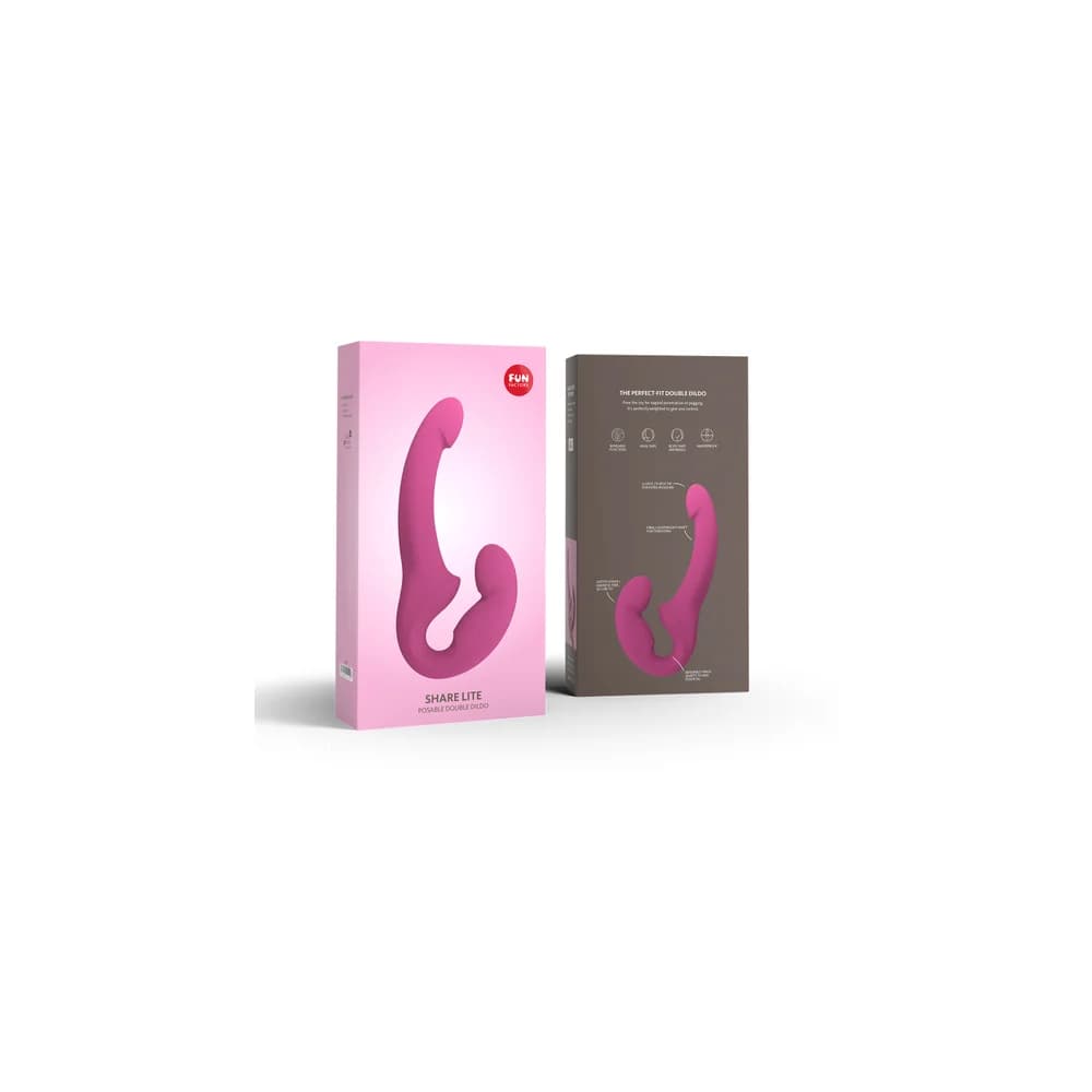 Fun Factory Share Çiftler İçin Mor Silikon Strapon 23 cm thumbnail 9