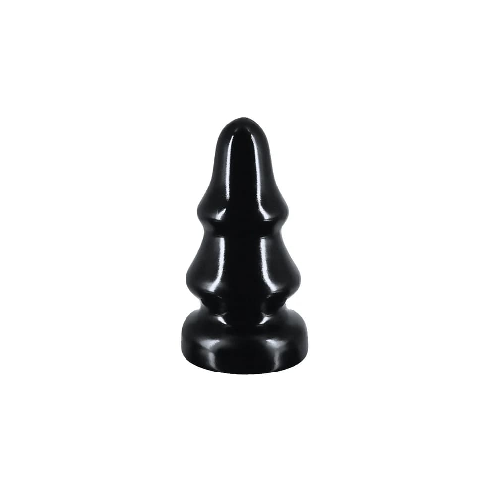 Lovetoy Magnum Siyah PVC 16 Laminatlı Dev Boy Anal Plug 140 mm thumbnail 2