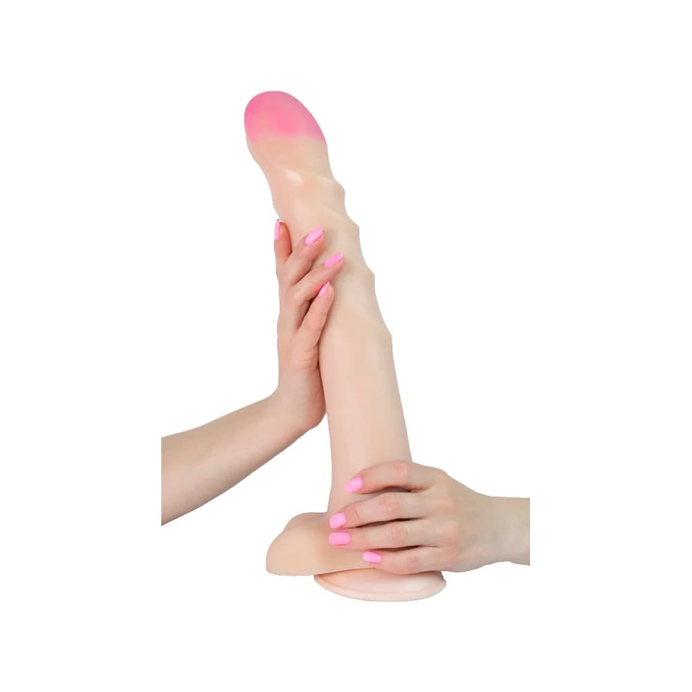 Lovetoy Supergiant Realistik Dev Dildo Vantuzlu 38 cm thumbnail 5