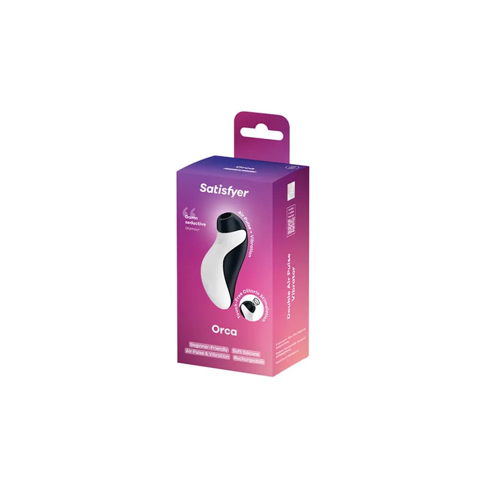 Satisfyer Orca Air Pulse Vakumlu ve Titreşimli Klitoral Uyarıcı - Siyah thumbnail 7