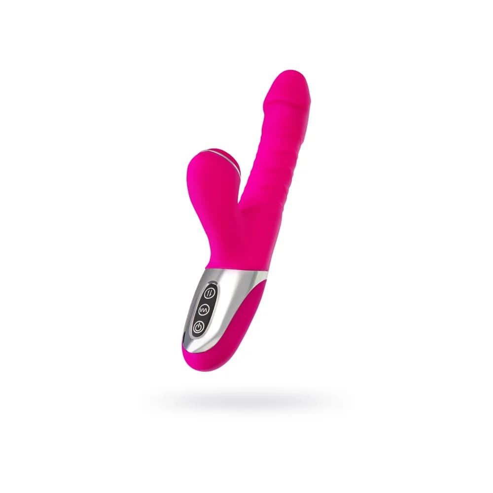 Jos To-Frolly Pembe Silikon 21.5 cm Vakumlu ve Titreşimli Klitoral Uyarıcı Vibratör