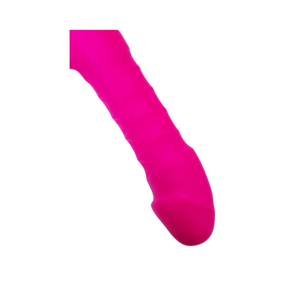 Jos To-Frolly Pembe Silikon 21.5 cm Vakumlu ve Titreşimli Klitoral Uyarıcı Vibratör thumbnail 13