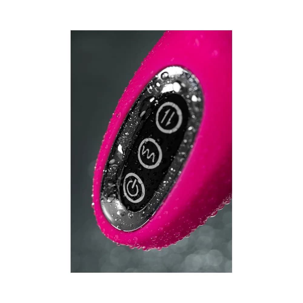 Jos Tripling 3'ü 1 Arada Silikon Vibratör ve Vakumlu Klitoral Uyarıcı Pembe 21 cm thumbnail 15