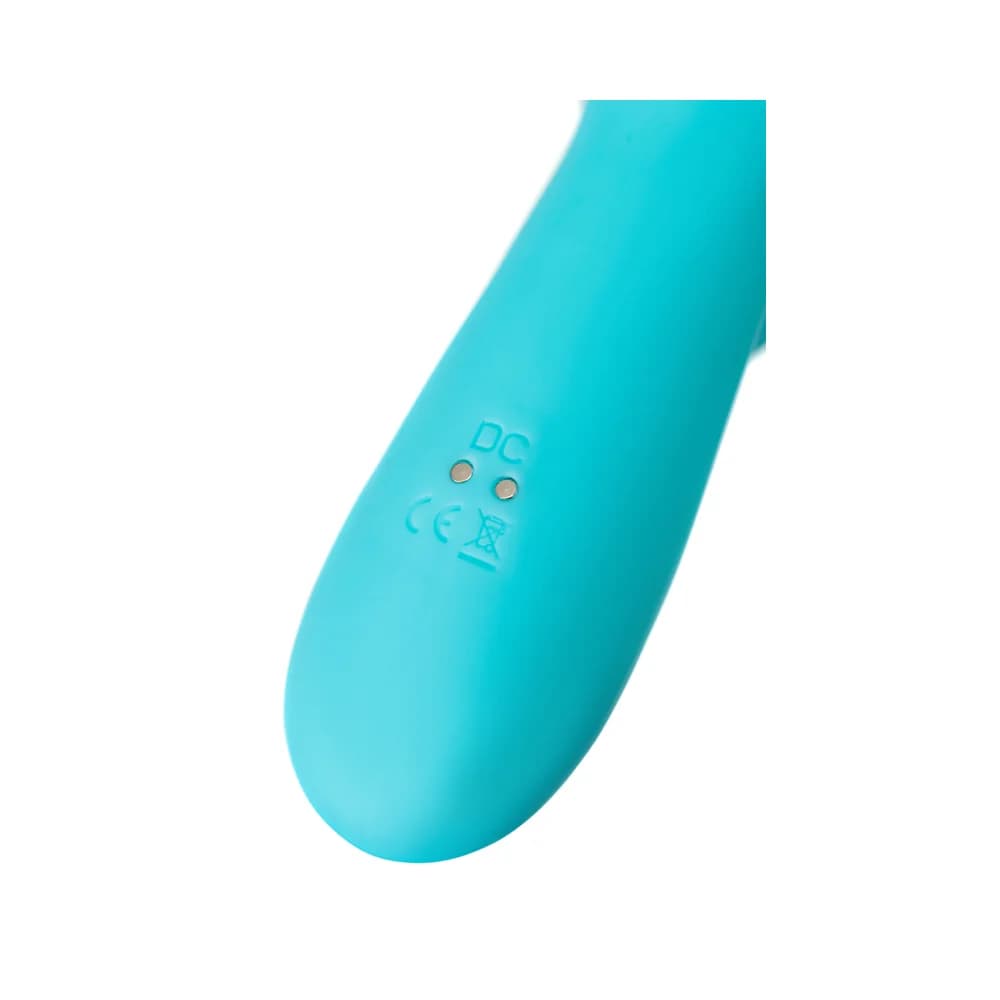 Jos Merry-Swi Klitoral Uyarımlı ve Döndürümlü Mavi Silikon Vibratör 20.7 cm thumbnail 13
