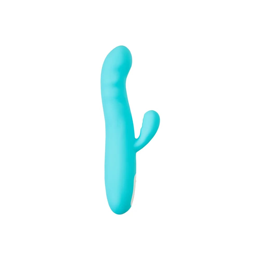 Jos Merry-Swi Klitoral Uyarımlı ve Döndürümlü Mavi Silikon Vibratör 20.7 cm thumbnail 4