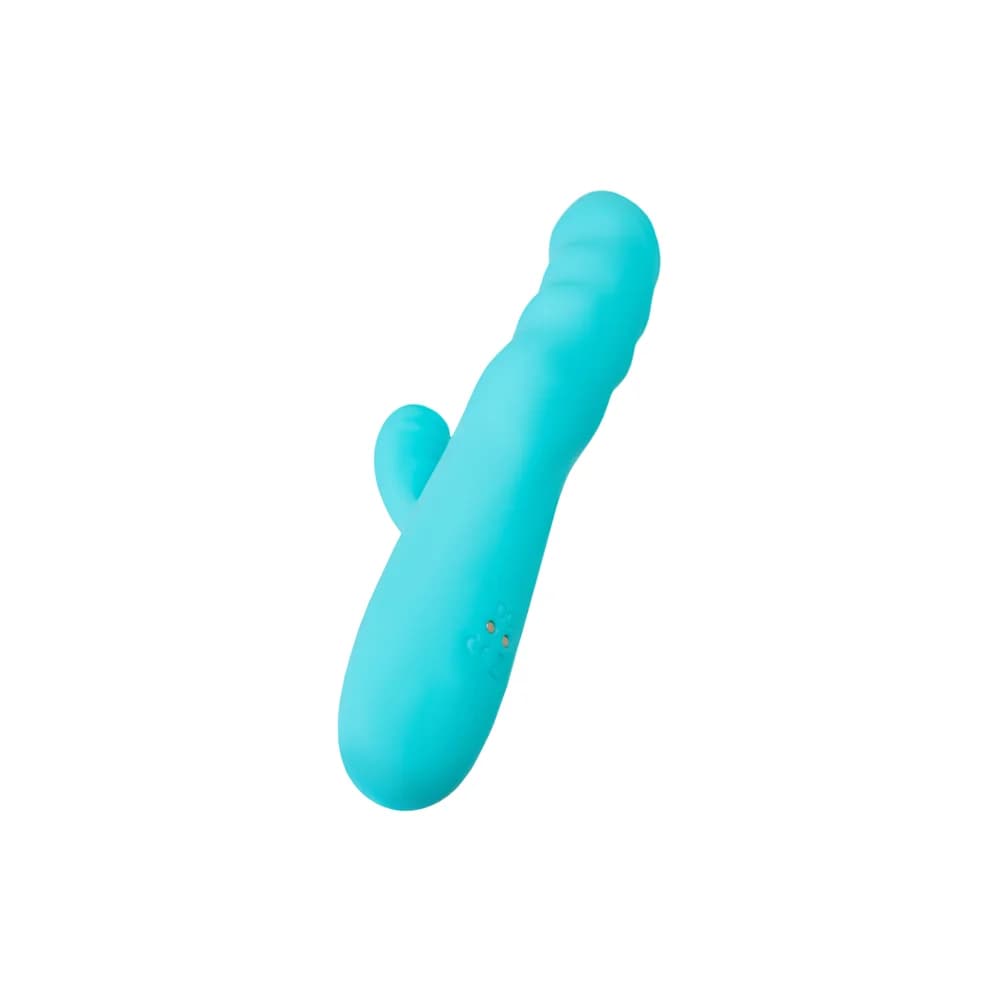 Jos Merry-Swi Klitoral Uyarımlı ve Döndürümlü Mavi Silikon Vibratör 20.7 cm thumbnail 5