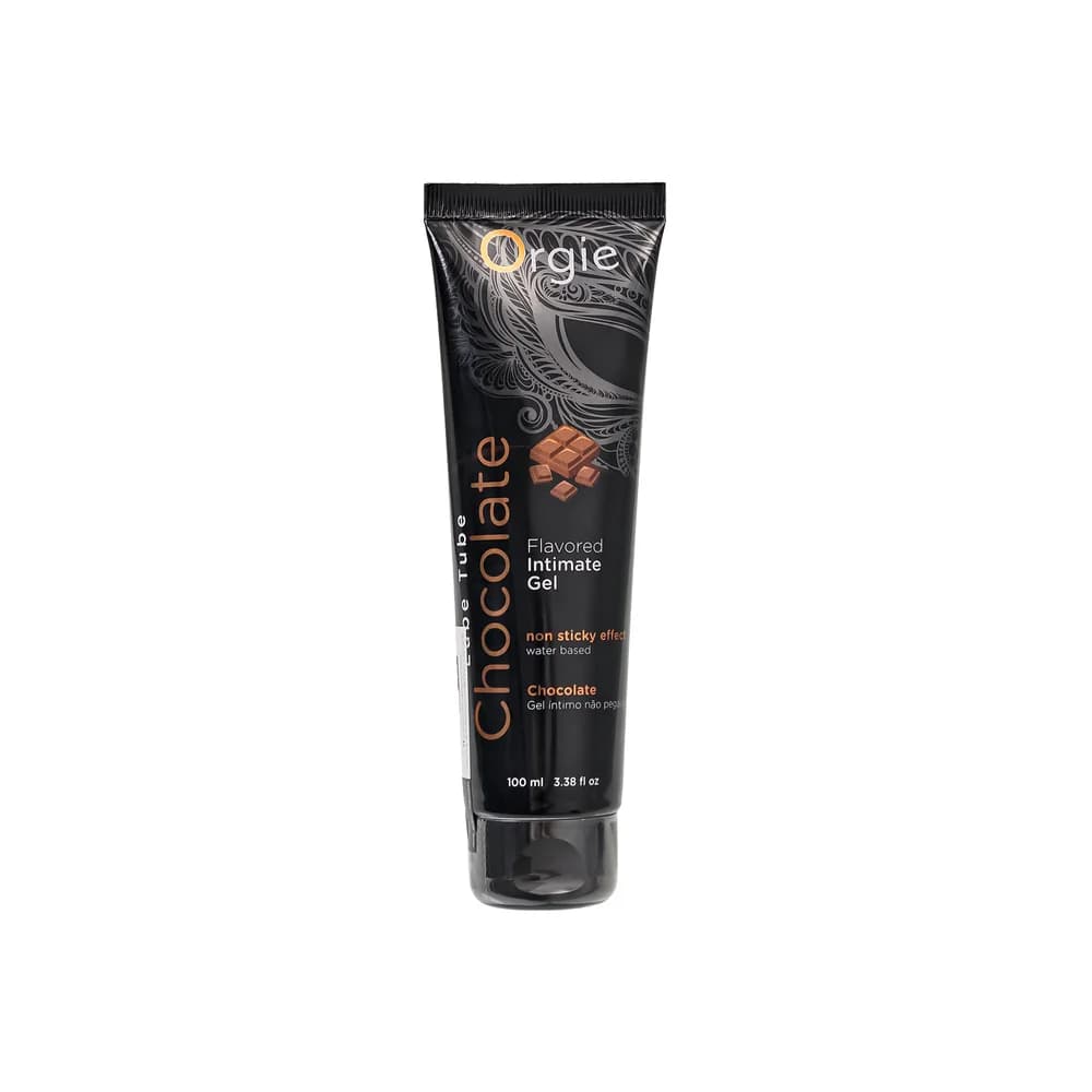 Orgie Lube Tube Chocolate Çikolata Aromalı Su Bazlı Kayganlaştırıcı Jel 100 ml thumbnail 2