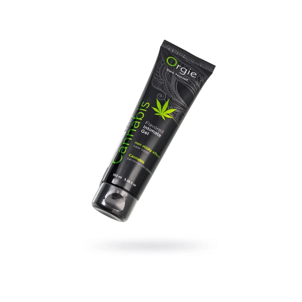 Orgie Lube Tube Cannabis Aromalı Su Bazlı Kayganlaştırıcı Jel 100 ml