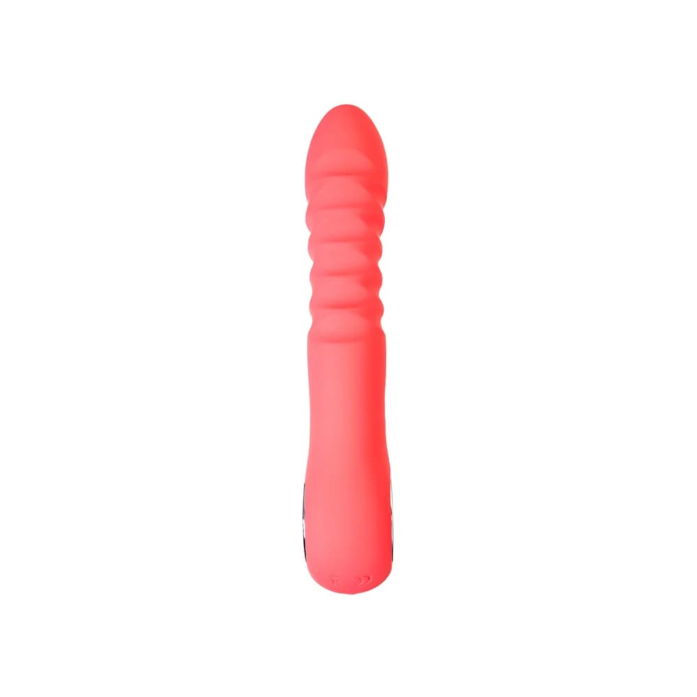 Flovetta Flox Yukarı ve Aşağı İşlevli Silikon Stimülatör Mercan 21,5 cm thumbnail 2