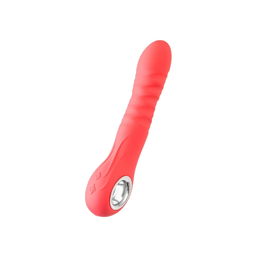 Flovetta Flox Yukarı ve Aşağı İşlevli Silikon Stimülatör Mercan 21,5 cm thumbnail 5