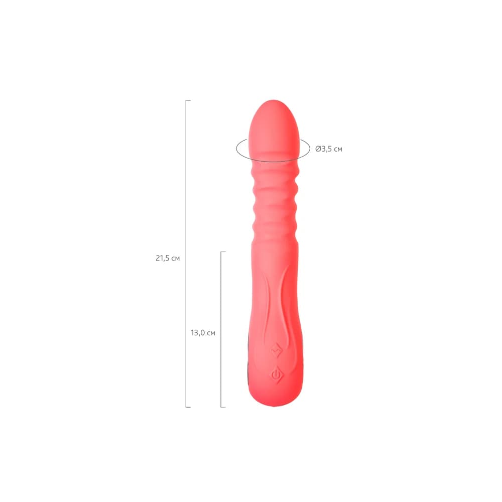 Flovetta Flox Yukarı ve Aşağı İşlevli Silikon Stimülatör Mercan 21,5 cm thumbnail 7