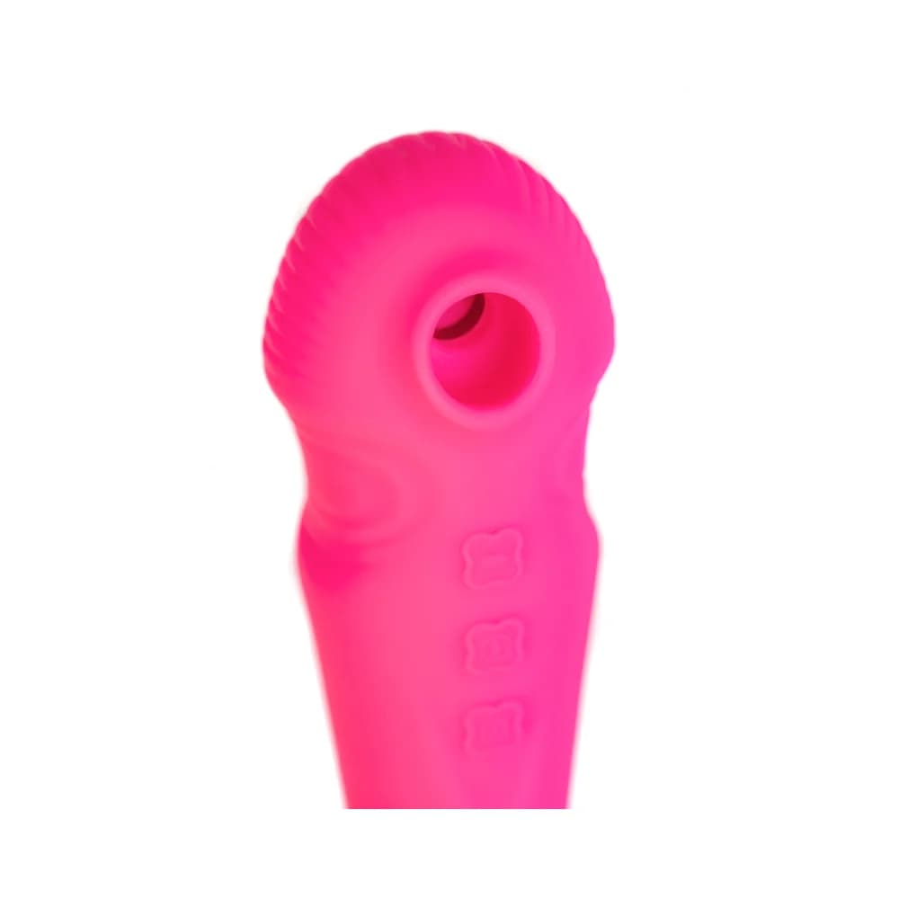 Jos Cotox Vakum Uyarımlı Silikon Pembe Pulsatör Vibratör 23 cm thumbnail 10