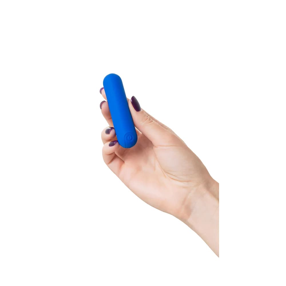 A-Toys by TOYFA Titreşimli Mermi NEP Mini Vibratör, Silikon, Mavi, 8 cm thumbnail 6