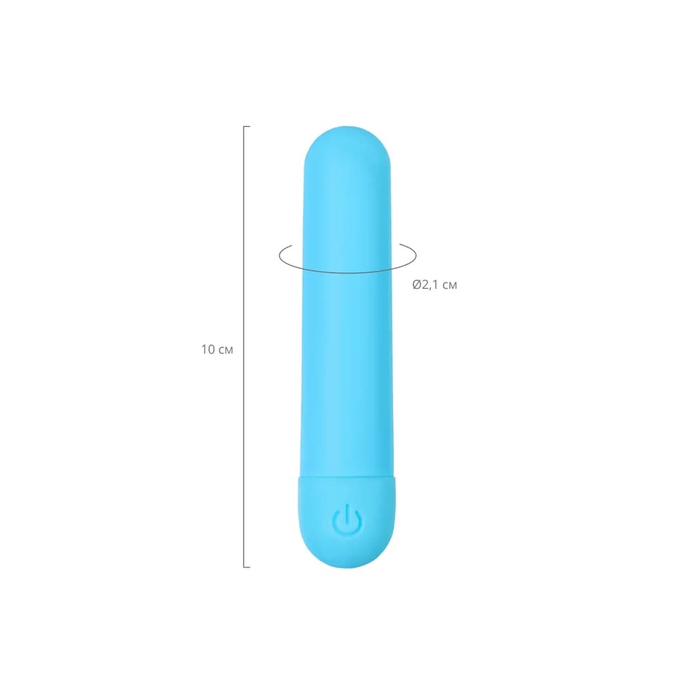 A-Toys by Toyfa Murr Silikon Mavi Bullet Vibratör 10 cm thumbnail 5