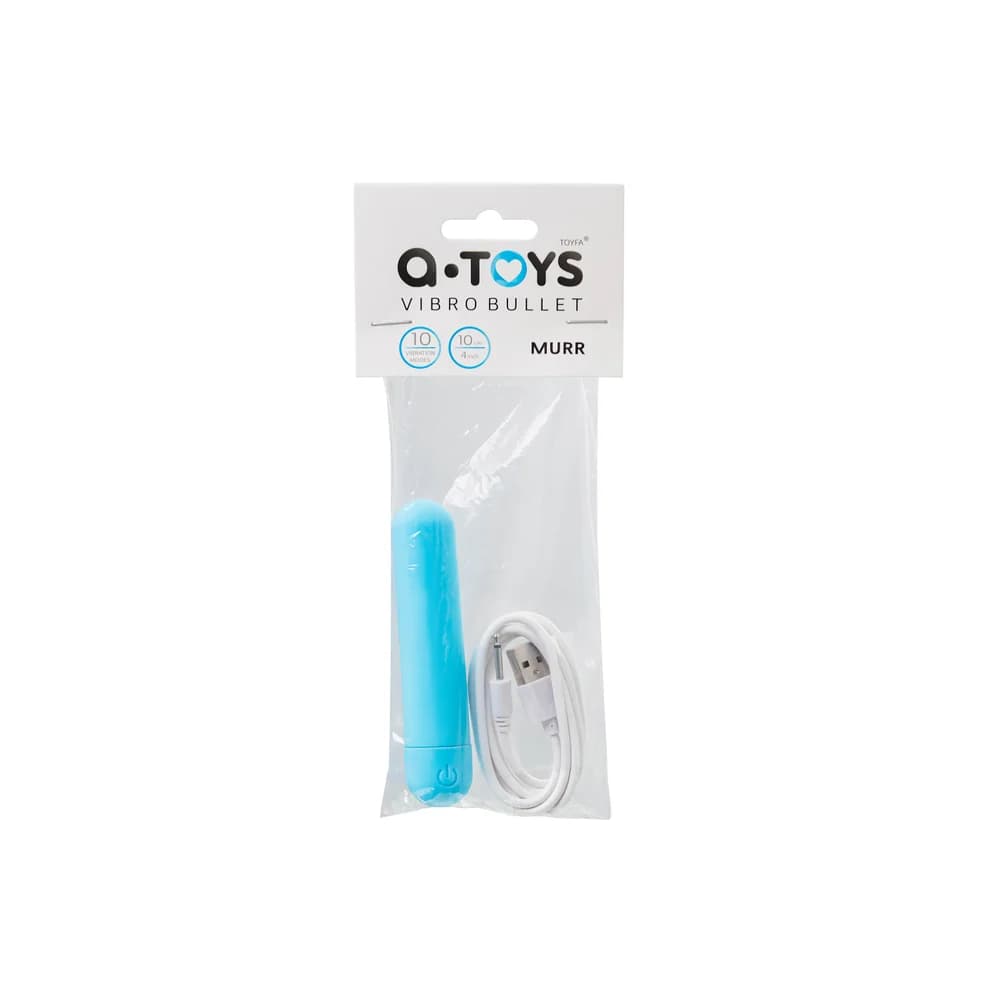 A-Toys by Toyfa Murr Silikon Mavi Bullet Vibratör 10 cm thumbnail 8