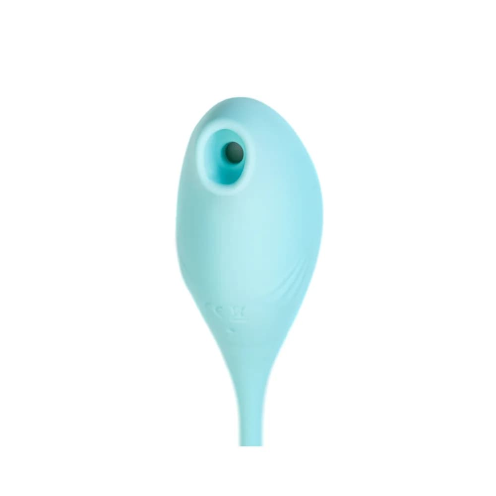 Jos Roow Silikon Vakum Dalgası Klitoral Uyarıcı - 36 cm Mavi thumbnail 11