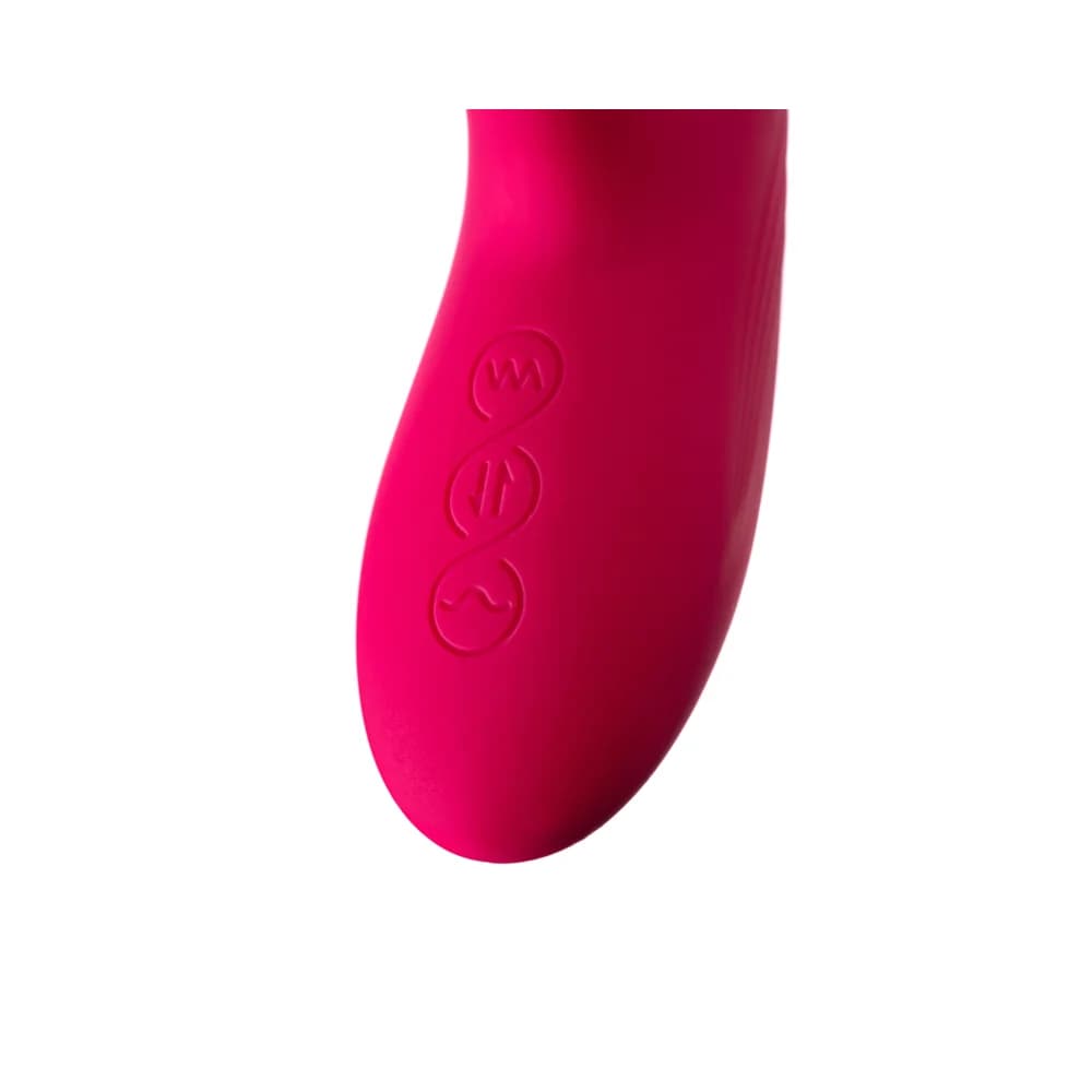 Jos JOS Seri Tavşan Vibratör, Klitoral Uyarıcılı, Silikon, Pembe, 22 cm thumbnail 14