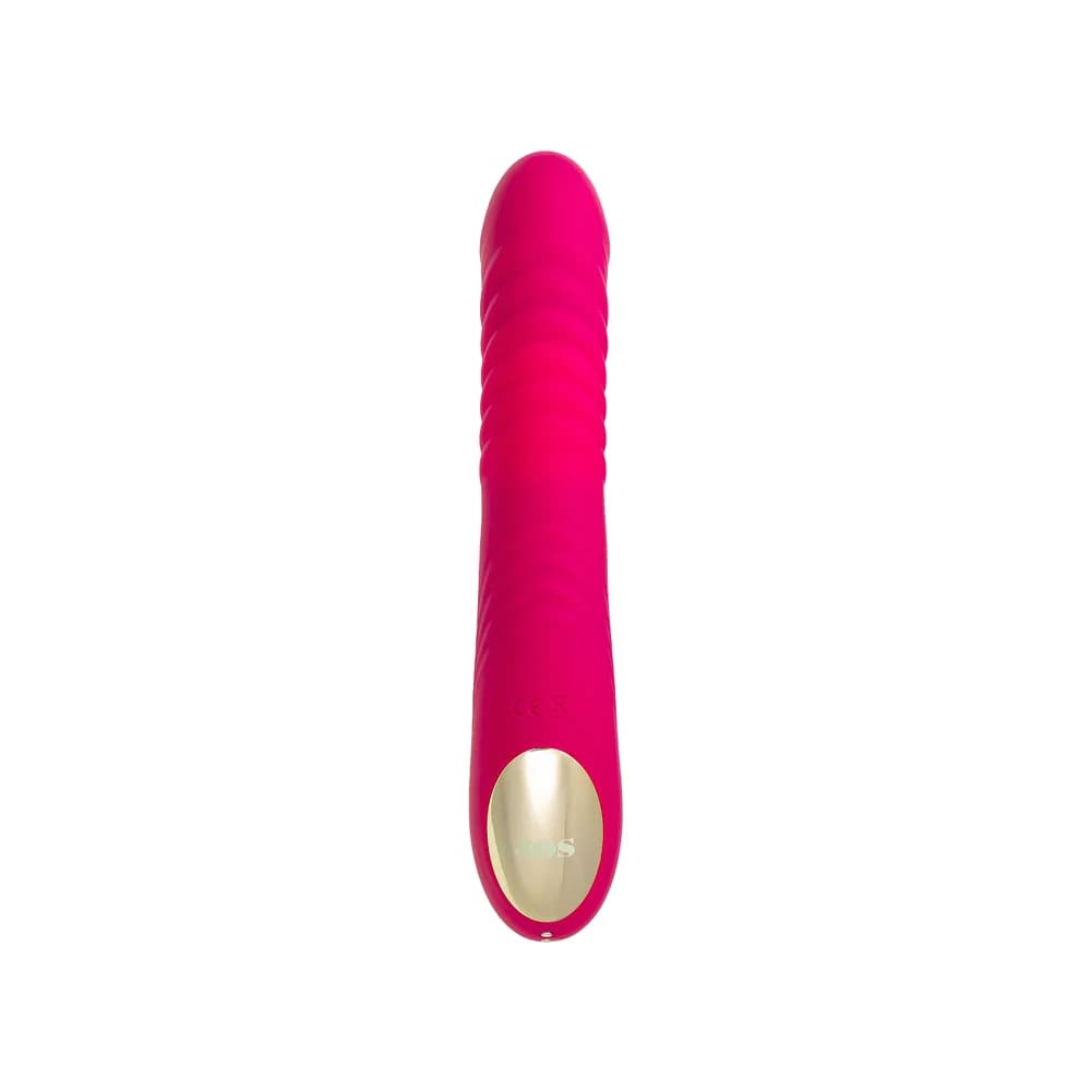 Jos JOS Seri Tavşan Vibratör, Klitoral Uyarıcılı, Silikon, Pembe, 22 cm thumbnail 3