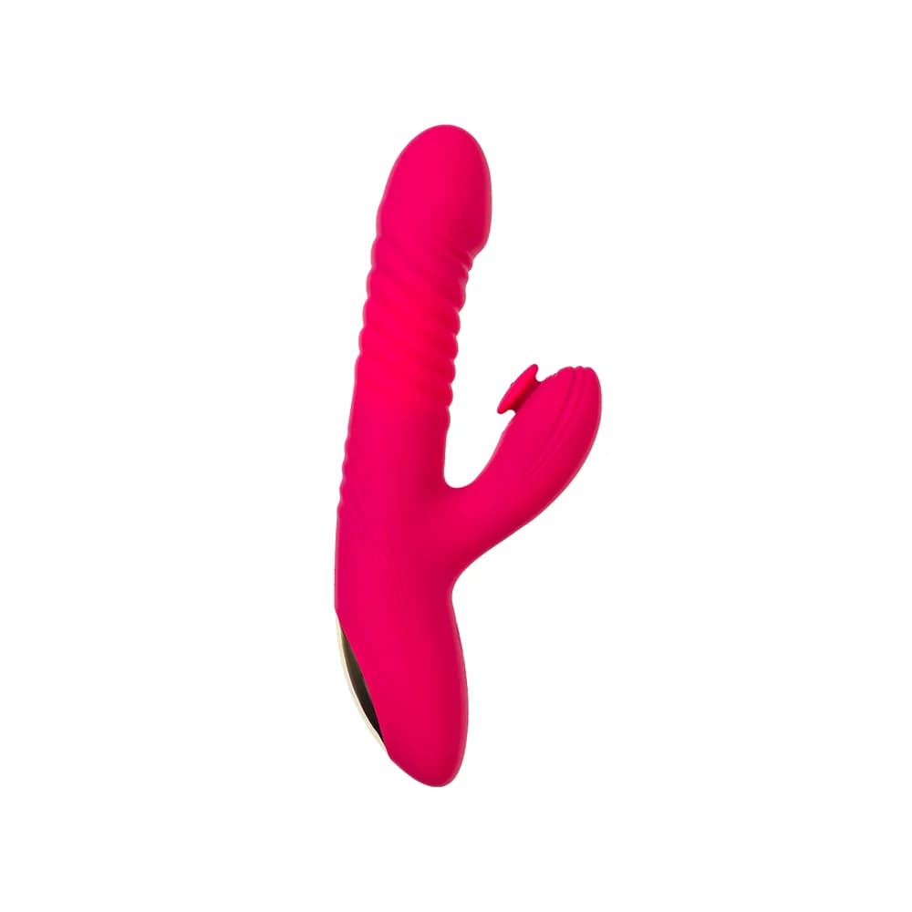 Jos JOS Seri Tavşan Vibratör, Klitoral Uyarıcılı, Silikon, Pembe, 22 cm thumbnail 4