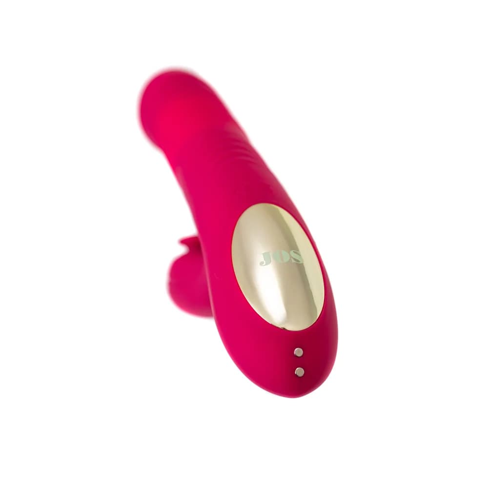 Jos JOS Seri Tavşan Vibratör, Klitoral Uyarıcılı, Silikon, Pembe, 22 cm thumbnail 6