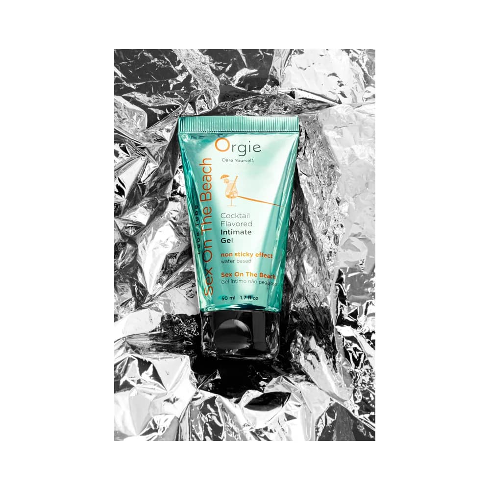 Orgie Lube Tube Cocktail Sex on the Beach Yenilebilir Aromalı Kayganlaştırıcı Jel 50 ml thumbnail 5