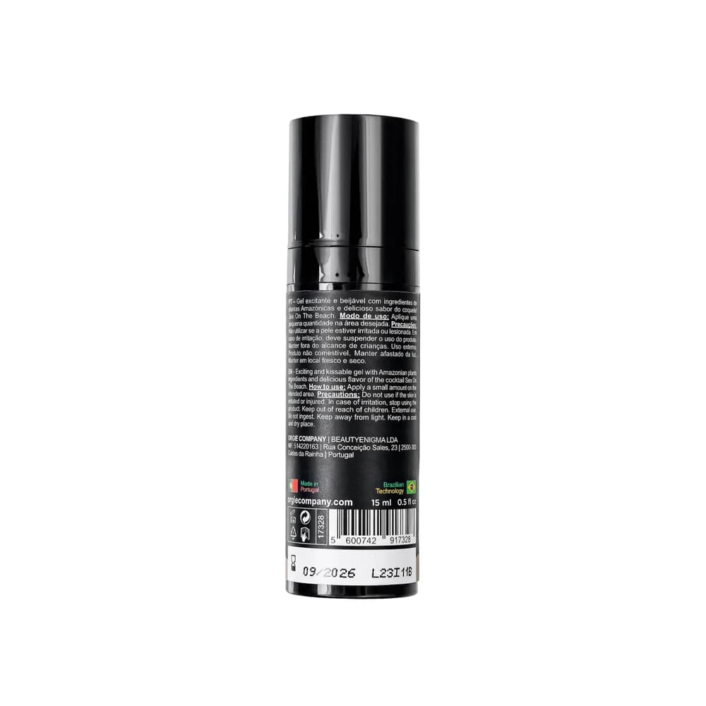Orgie Dual Vibe Sex on the Beach Yenilebilir Çift Etkili Kayganlaştırıcı Jel 15 ml thumbnail 2