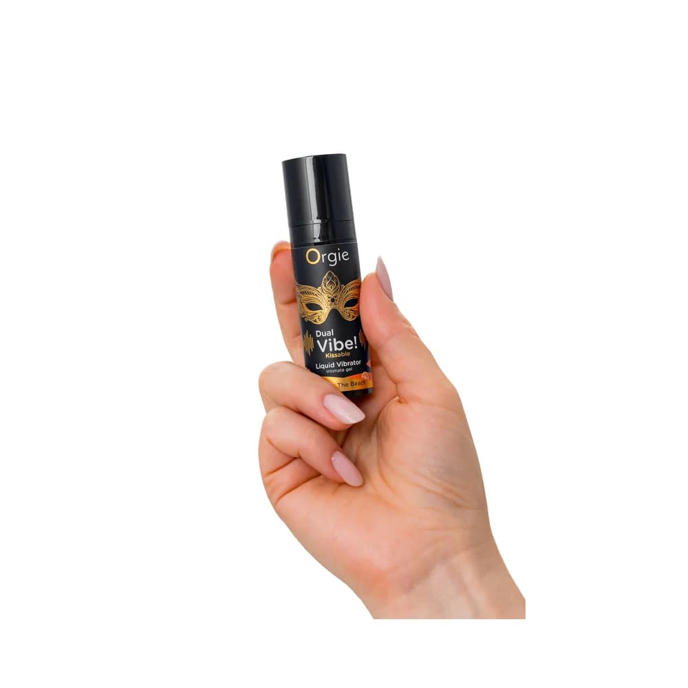 Orgie Dual Vibe Sex on the Beach Yenilebilir Çift Etkili Kayganlaştırıcı Jel 15 ml thumbnail 5