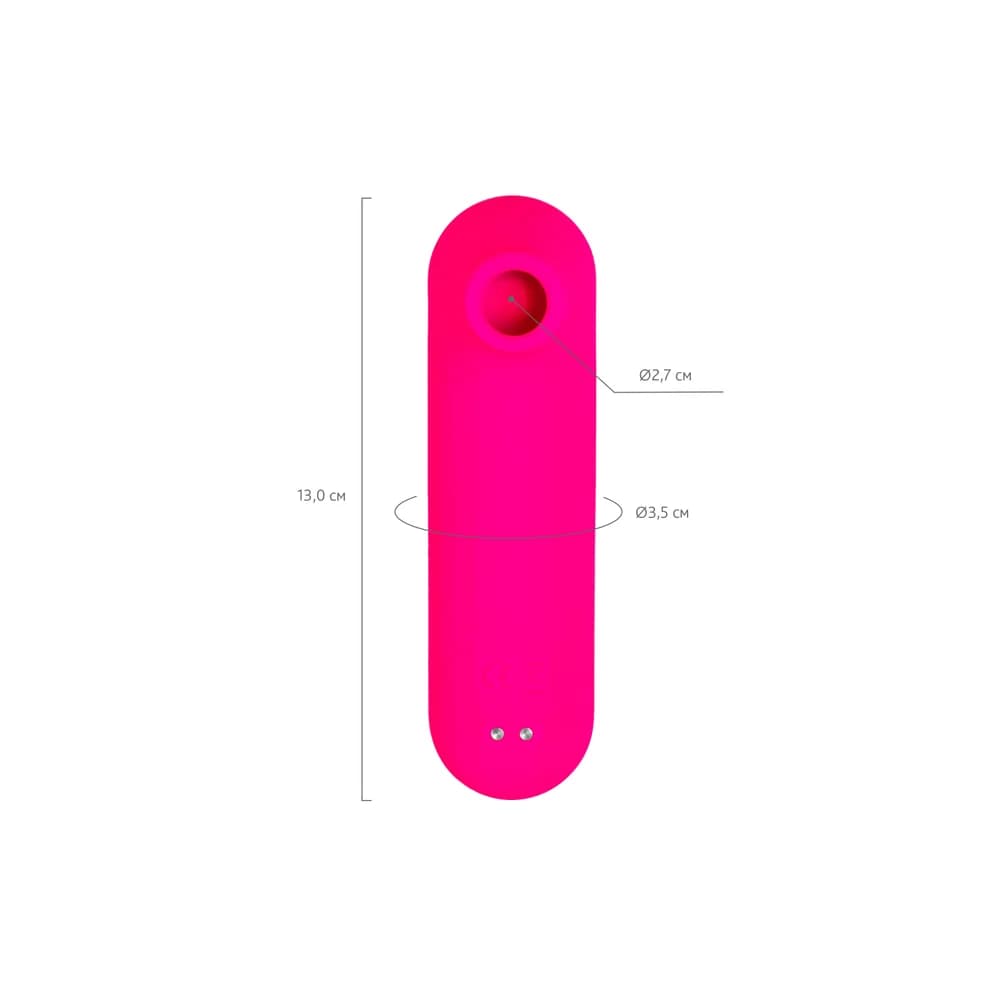 eroTEQ Molette Silikon Pembe Vakumlu Klitoral Uyarıcı 13 cm thumbnail 8